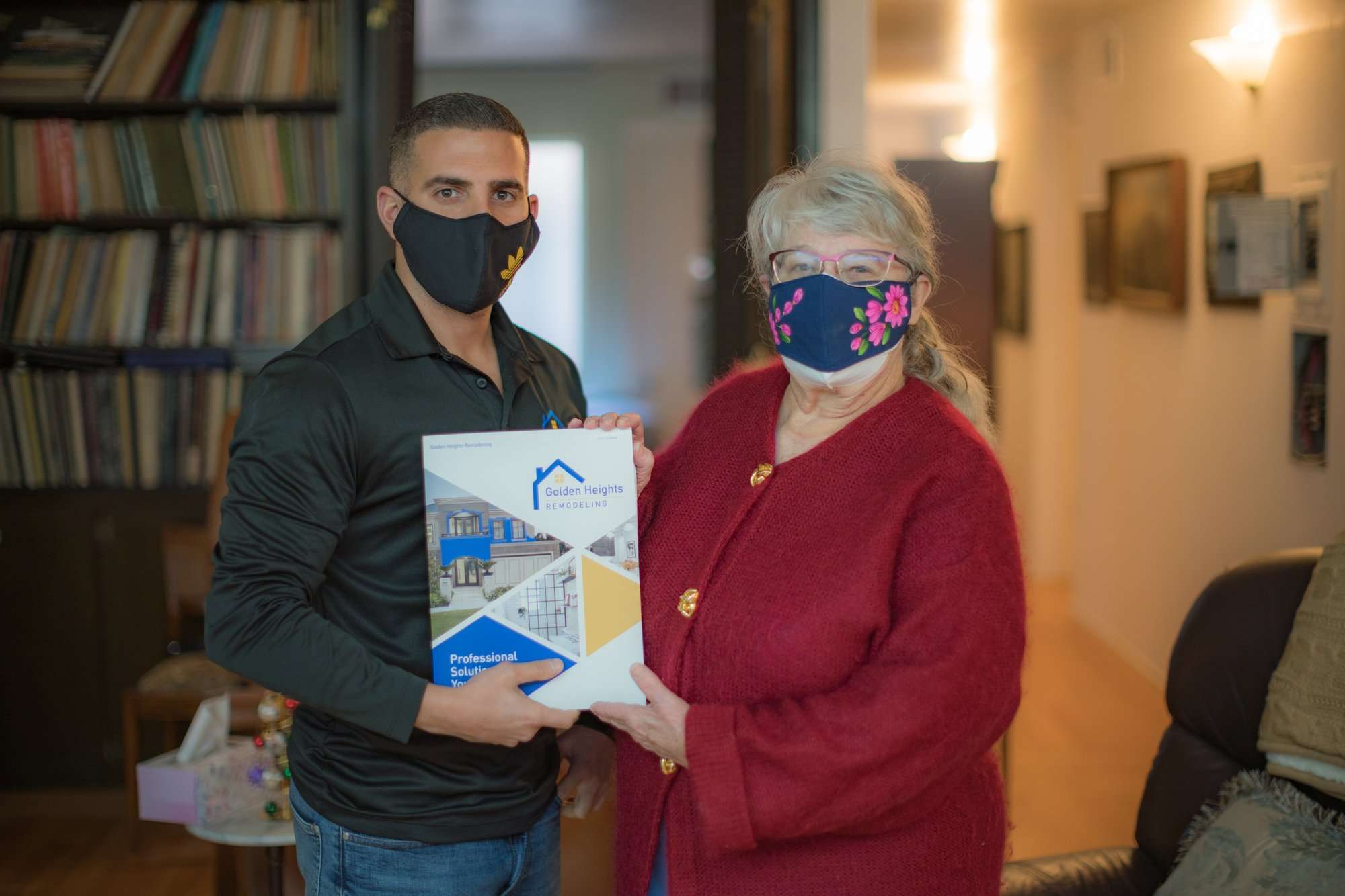 People holding book