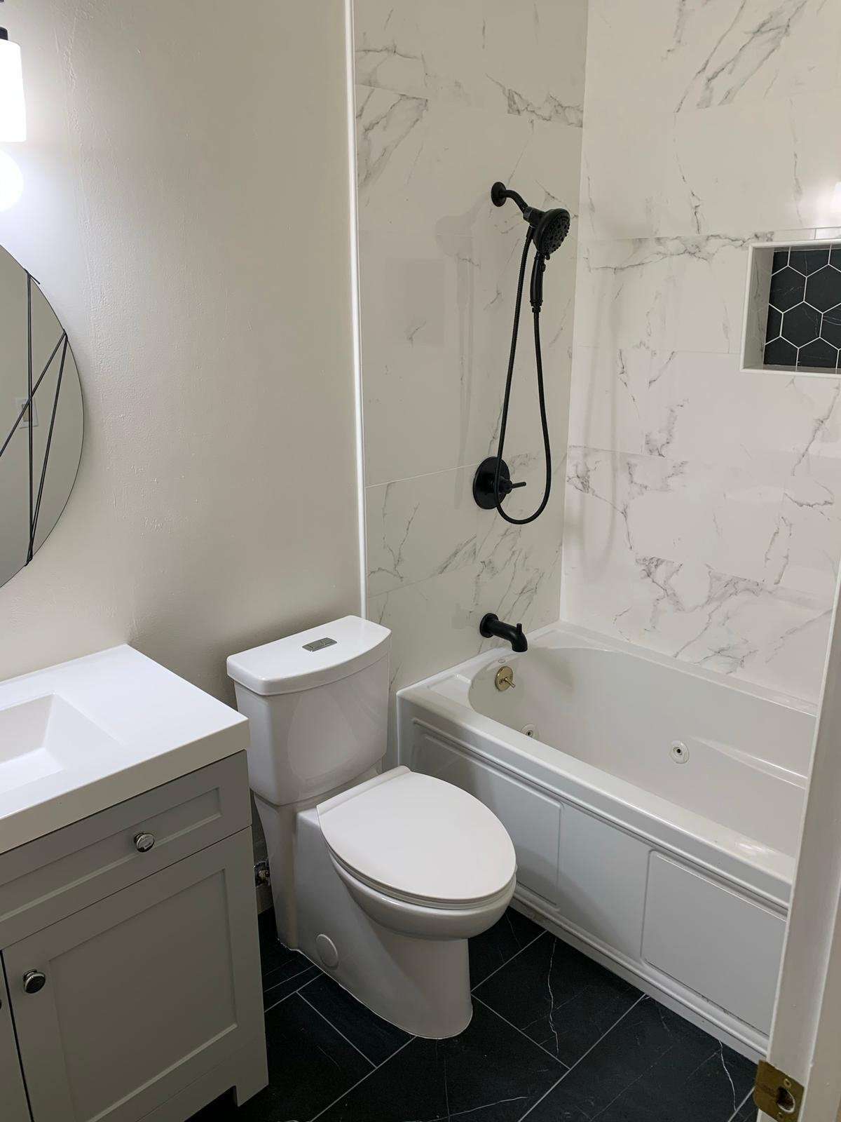 White Bathroom Interior