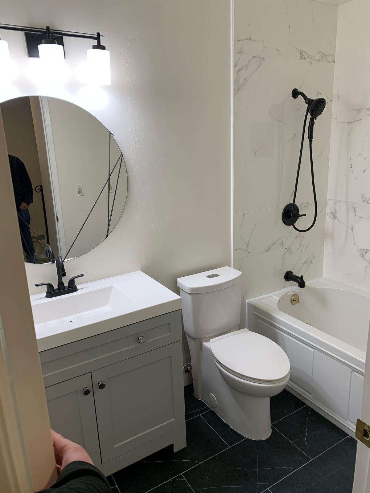White Bathroom Interior