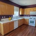 Brown Wooden Kitchen Cabinets