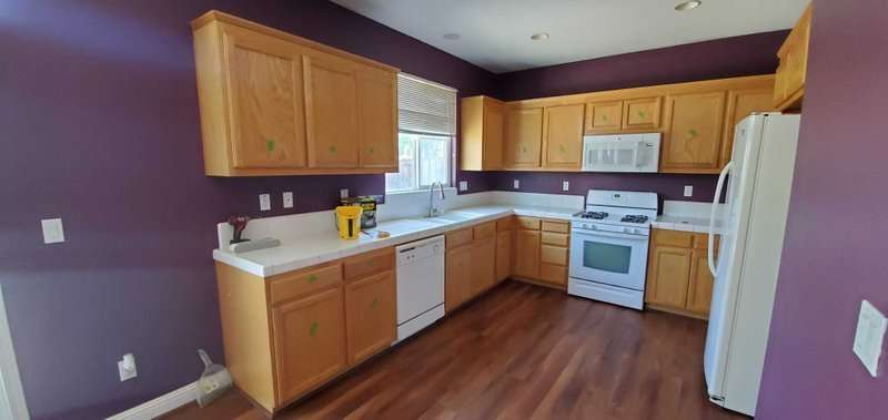 Brown Wooden Kitchen Cabinets