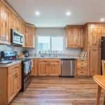 Brown Wooden Kitchen Cabinets