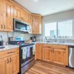 Brown Wooden Kitchen Cabinets