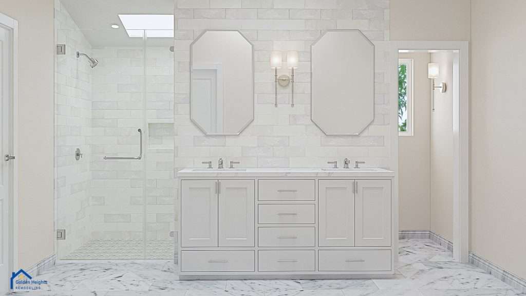 White Bathroom Interior