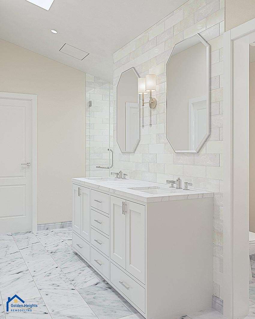 White Bathroom Interior