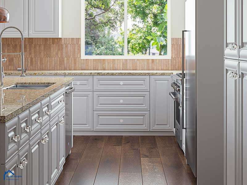 Modern White Kitchen Interior