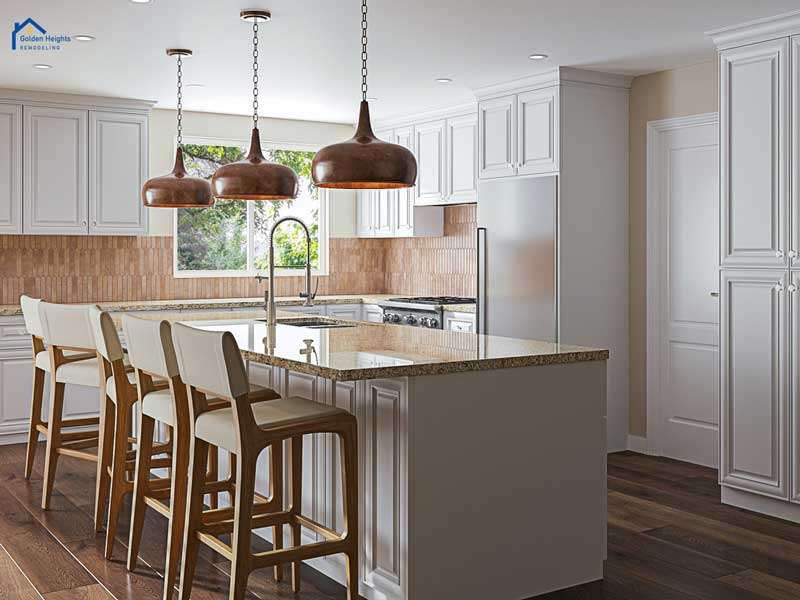 Modern White Kitchen Interior