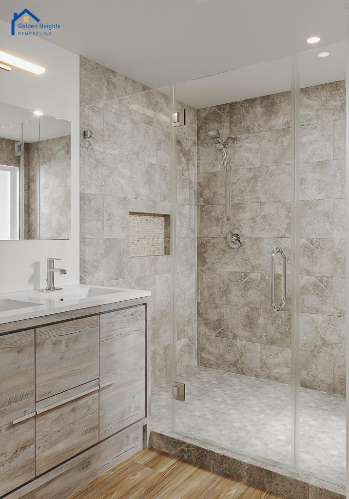 small bathroom remodel on a budget